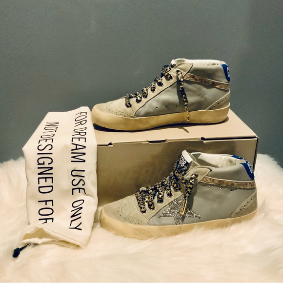 Golden Goose *LIKE NEW* Midstar Sneakers with Golden Goose Added Laces - Picture 4 of 10